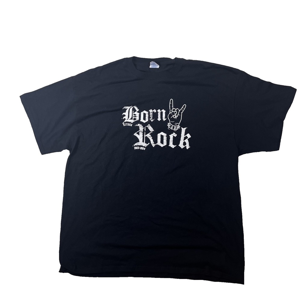 Born to Rock t-shirt 2XL Black